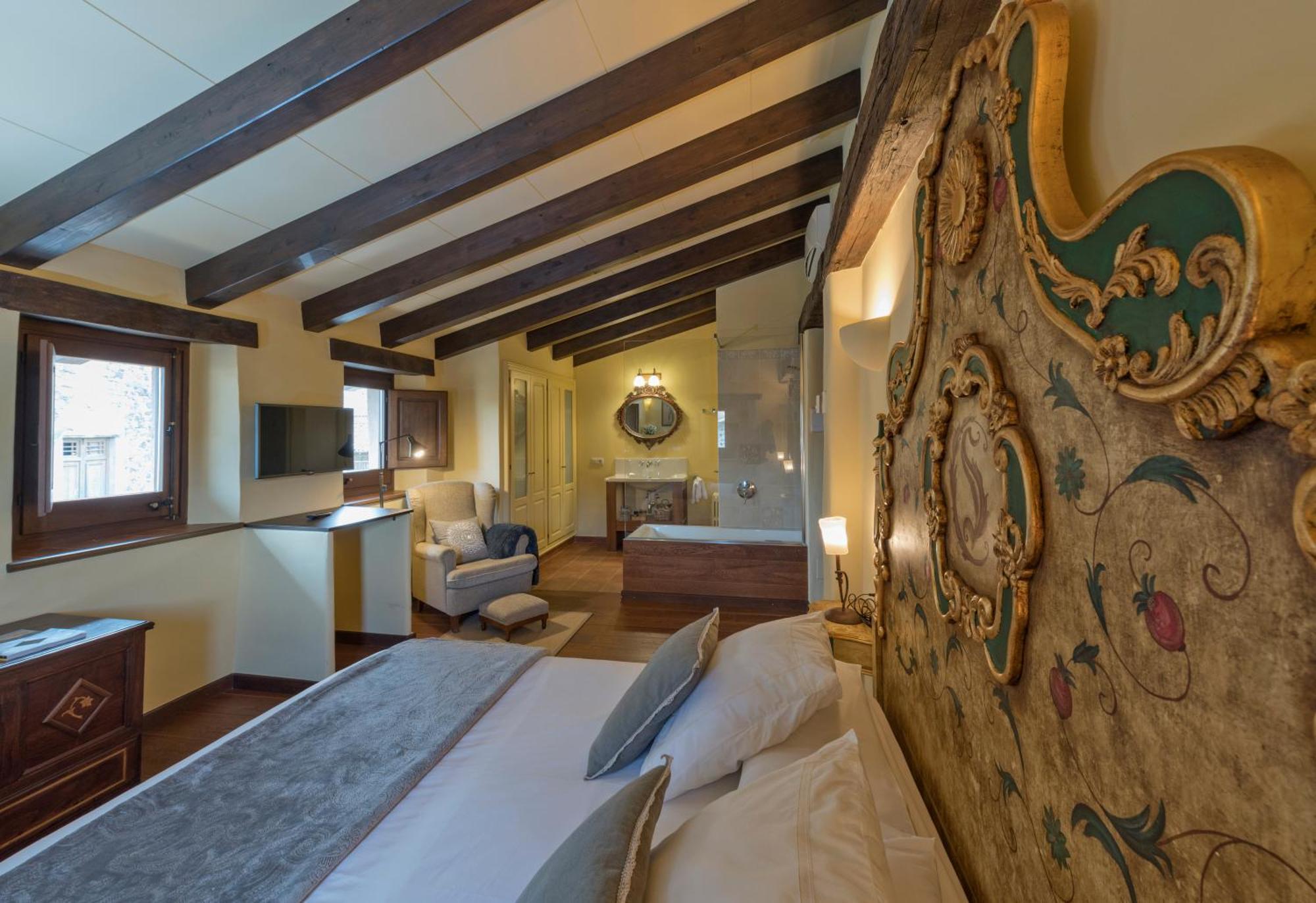 Hotel Cal Sastre Santa Pau Rum bild